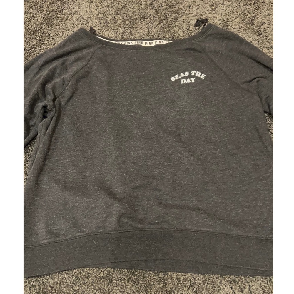 Black Backless Victoria Secret Sweatshirt
